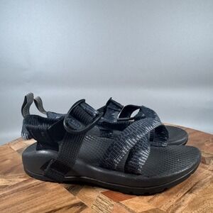 Chaco Z/1 Ecotread Black Little Kids Sandals Size 12